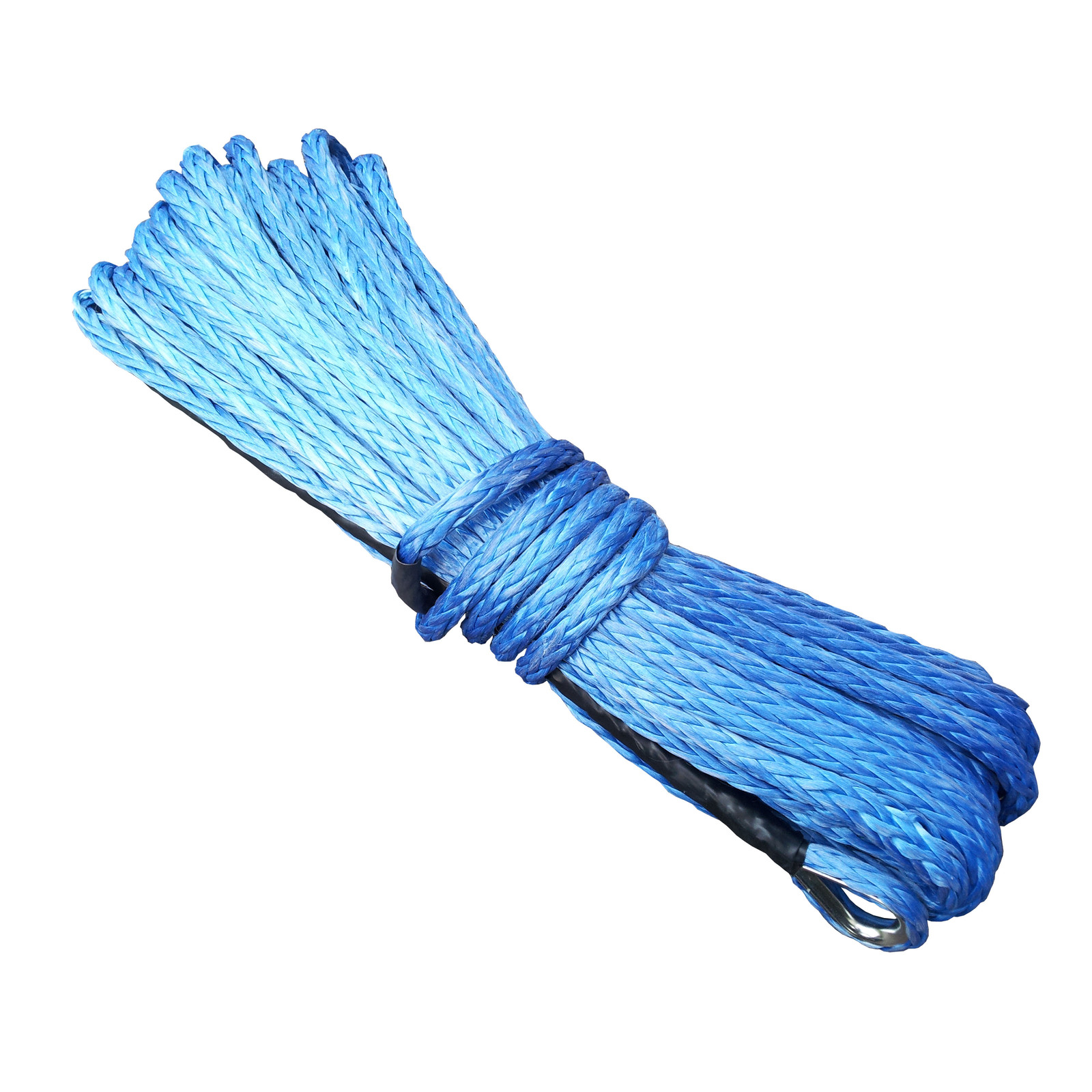 Runva Synthetic Winch Rope - 15M x 6MM (BLUE)
