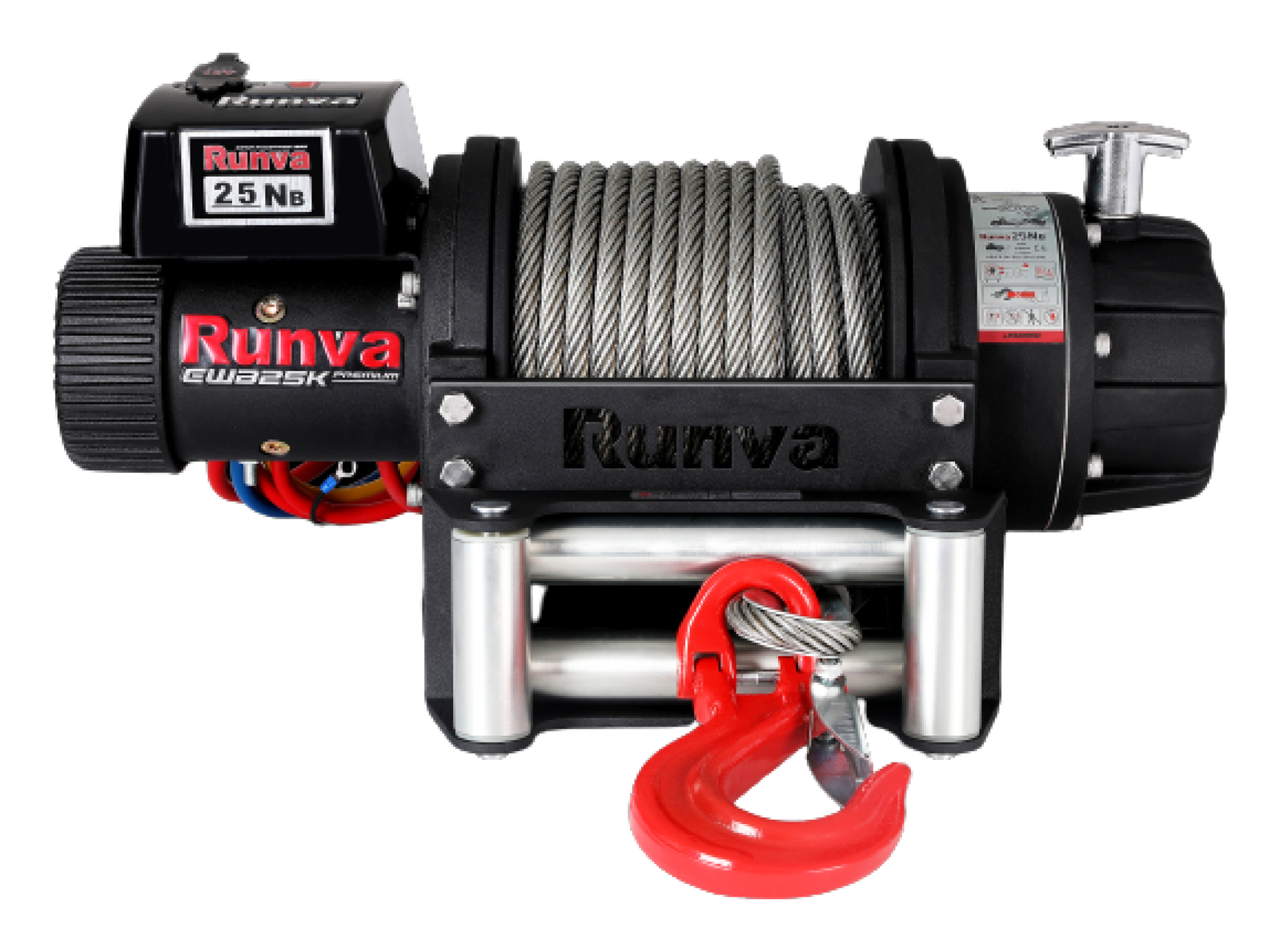 Runva EWB25000 Premium 24V with Steel Cable