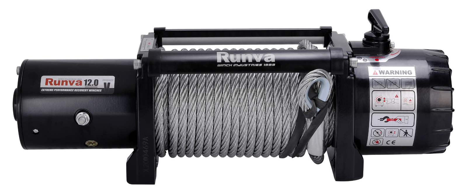 Runva EWV12000 ULTIMATE 12V with Steel Cable