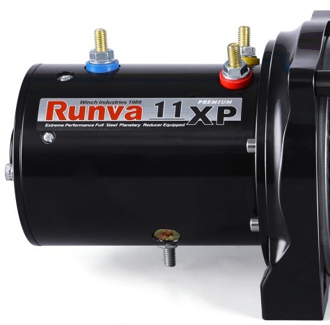 Runva 11XP Premium 12V Replacement Motor - BLACK