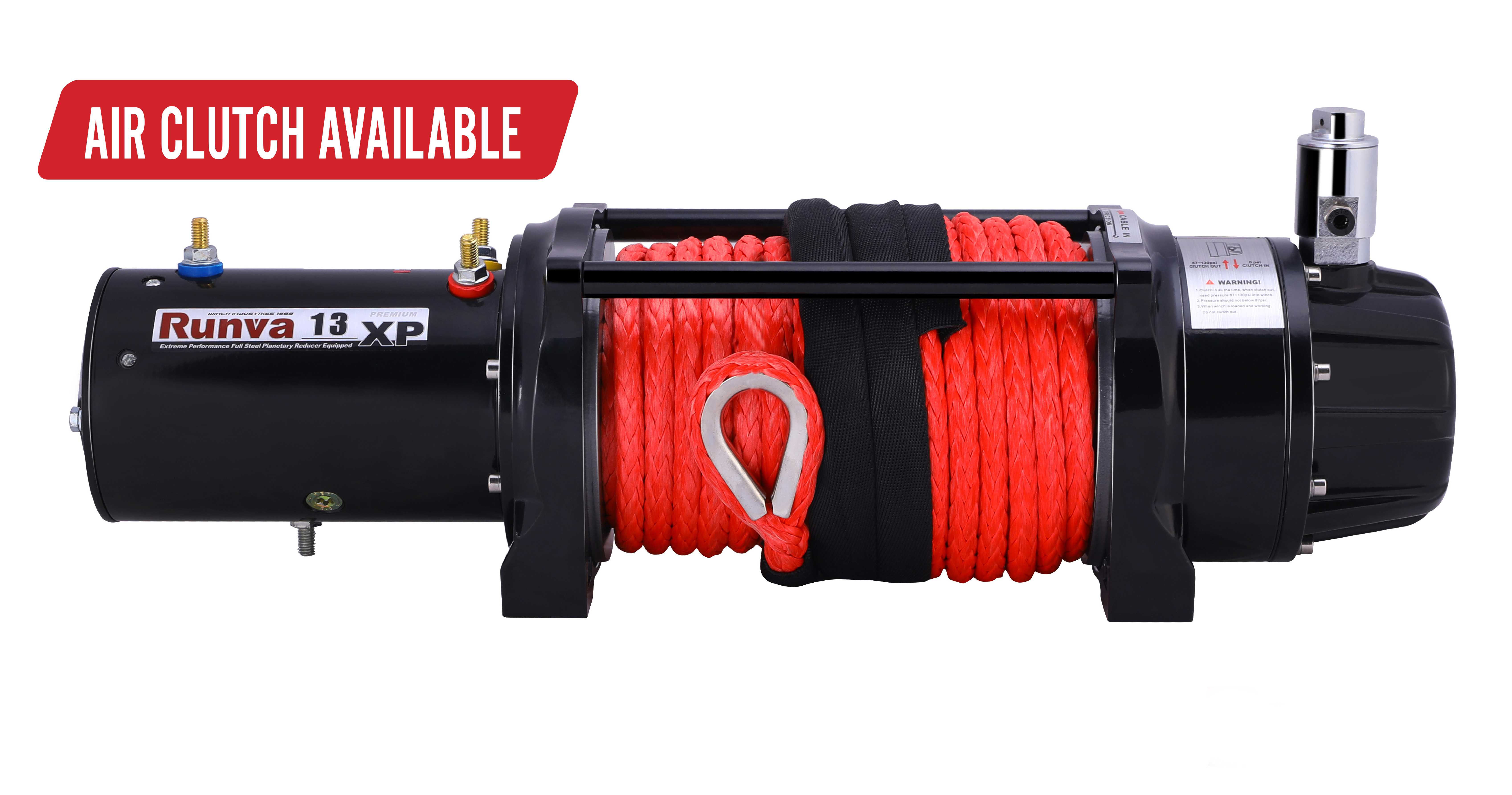 Runva 13XP Premium With Synthetic Rope Air Clutch
